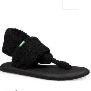 NWT Sanuk Yoga Sling Back 2 Chill Size 7 in Black